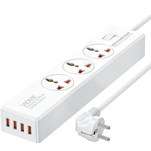Zapatilla Vidvie 4 USB/ 3 Tomas PSE01