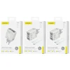 Cargador Tipo-C/Tipo-C GaN30 65W 2USB-A+C Foneng