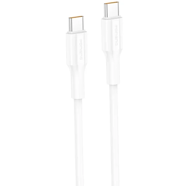 ProdImage_I02202_1_front Cable Tipo-C/Tipo-C XS01 3A 60W 1MT Foneng