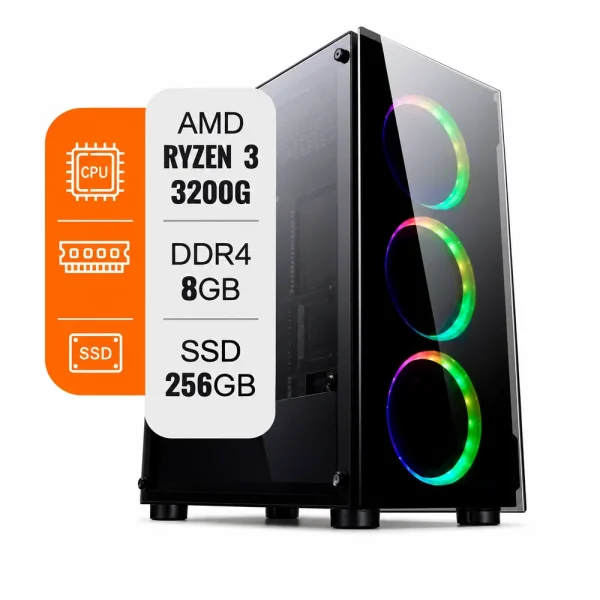 Ryzen 3 3200G + 8GB + 256GB